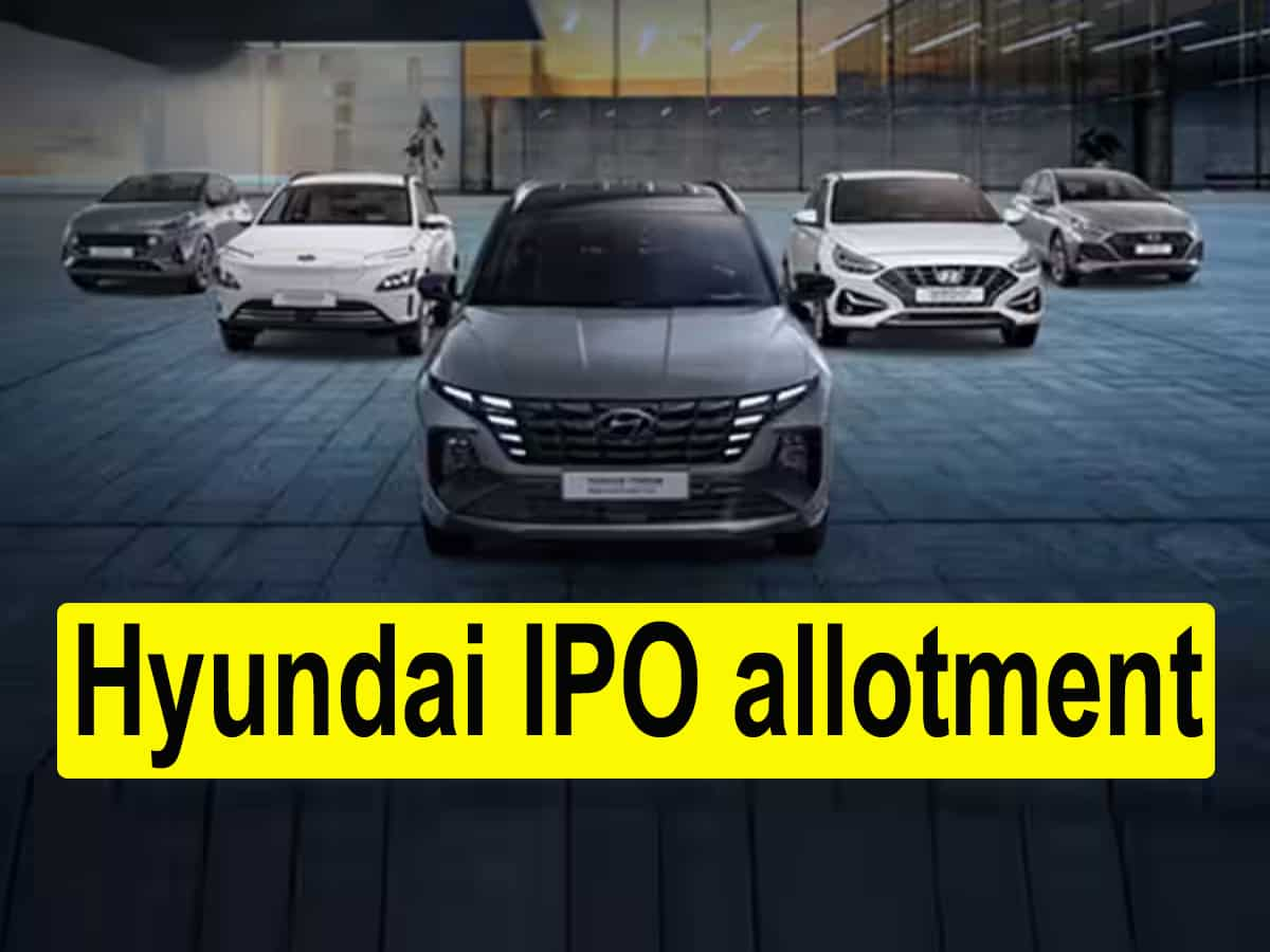 Hyundai IPO allotment status online: Allotment Date Today  