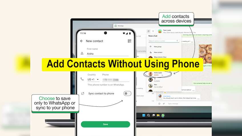 WhatsApp Manage Contacts feature: You can soon add contacts without using your phone - Here's how