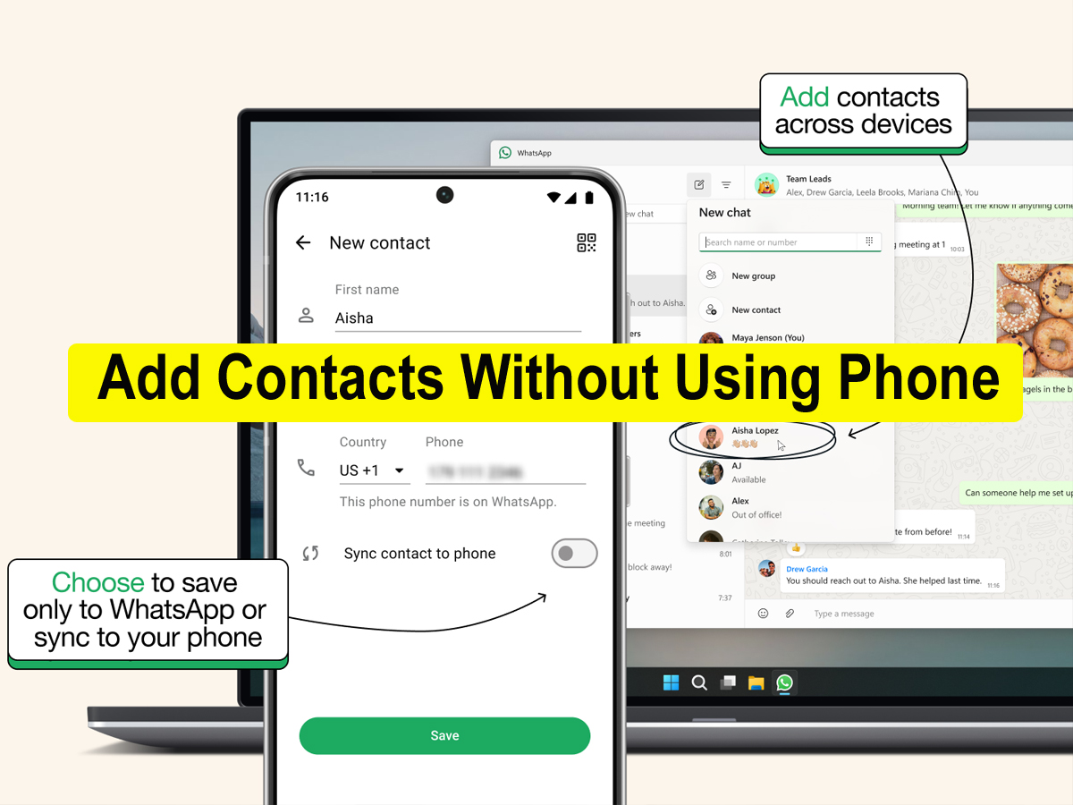 WhatsApp Manage Contacts feature: You can soon add contacts without using your phone - Here's how