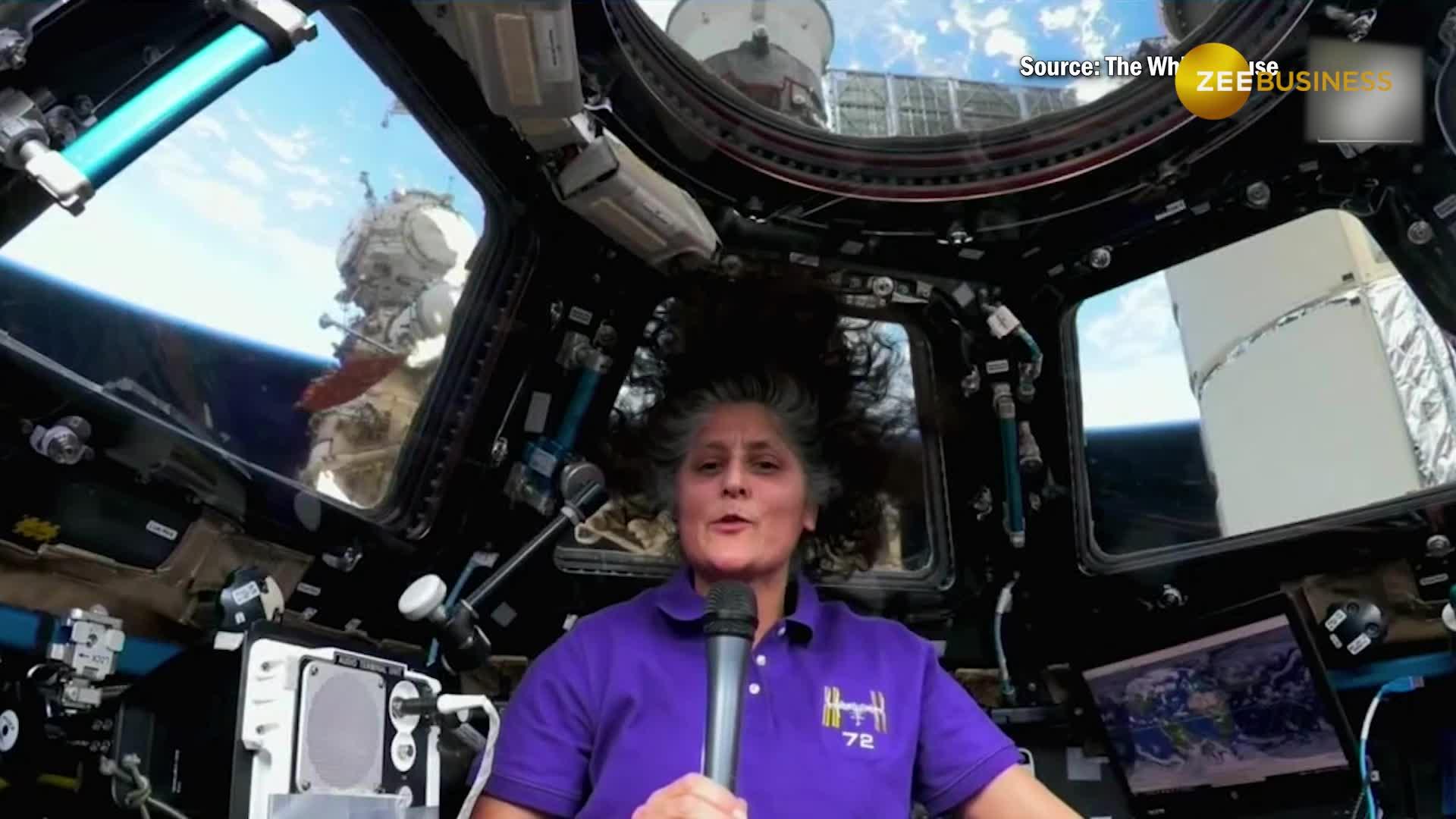"Greetings from the ISS..." Indian-Origin NASA astronaut Sunita Williams wishes Diwali from space