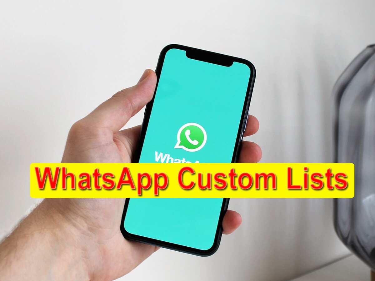 WhatsApp Custom Lists