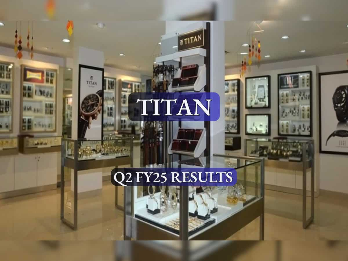 Titan Q2 Results: Tata group jewellery-to-watch maker's revenue at Rs 14,534 crore; margin shrinks 190 bps