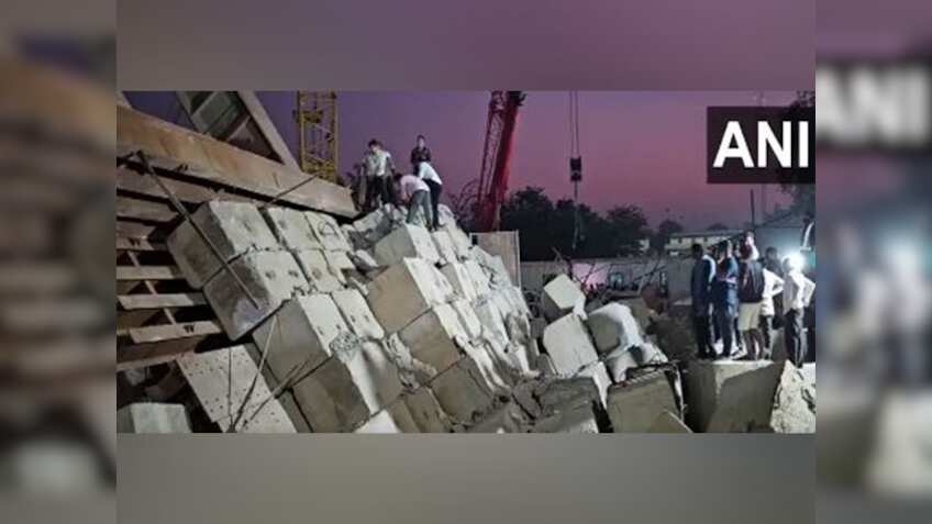 Two labourers trapped as under-construction bridge of bullet train project collapses in Gujarat's Anand