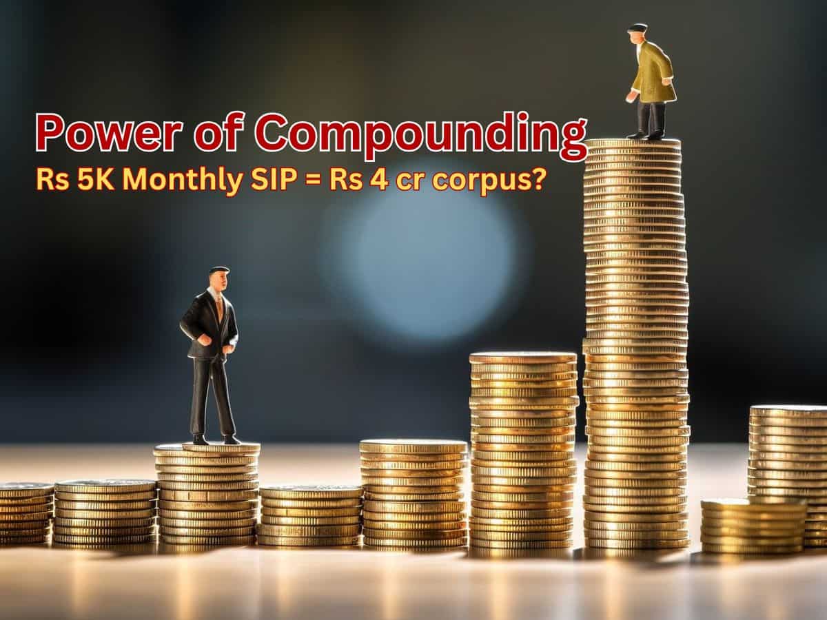 Power of Compounding: How long will it take to generate a corpus of Rs 4 crore, starting with just Rs 5,000 in a monthly SIP? See Calculations