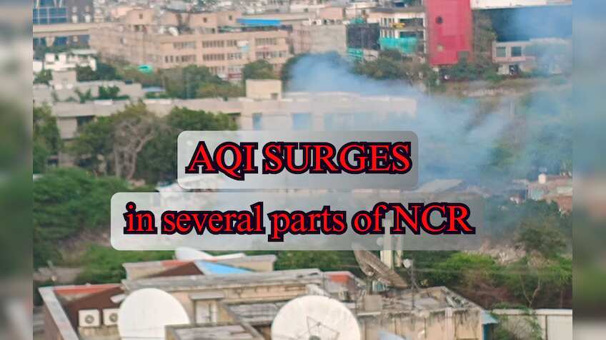 Delhi NCR breathless as smog covers city; 'very poor' to 'severe' AQI levels recorded in several regions