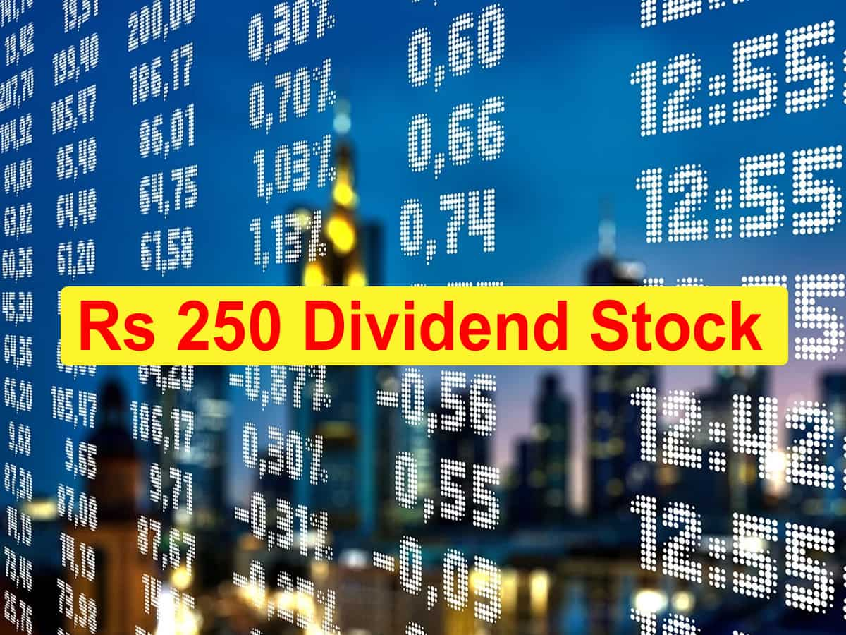 Rs 250 dividend stock: 2500% dividend