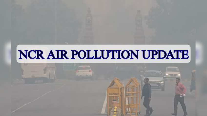 Delhi NCR struggles against air pollution; 'very poor' to 'severe' AQI levels recorded in several regions