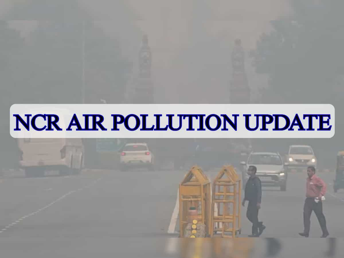 Delhi NCR struggles against air pollution; 'very poor' to 'severe' AQI levels recorded in several regions