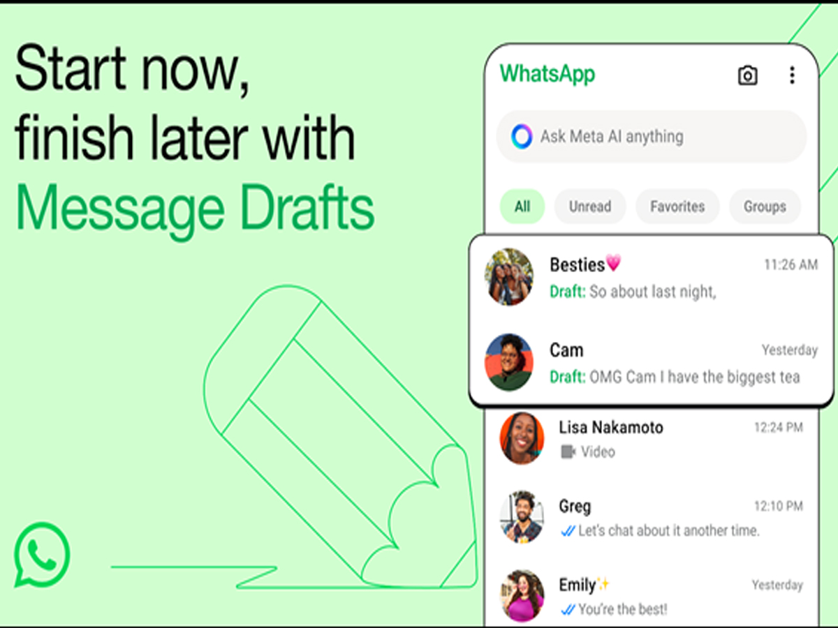Start now, finish later: Here's how WhatsApp's Message Drafts feature works - Check Details