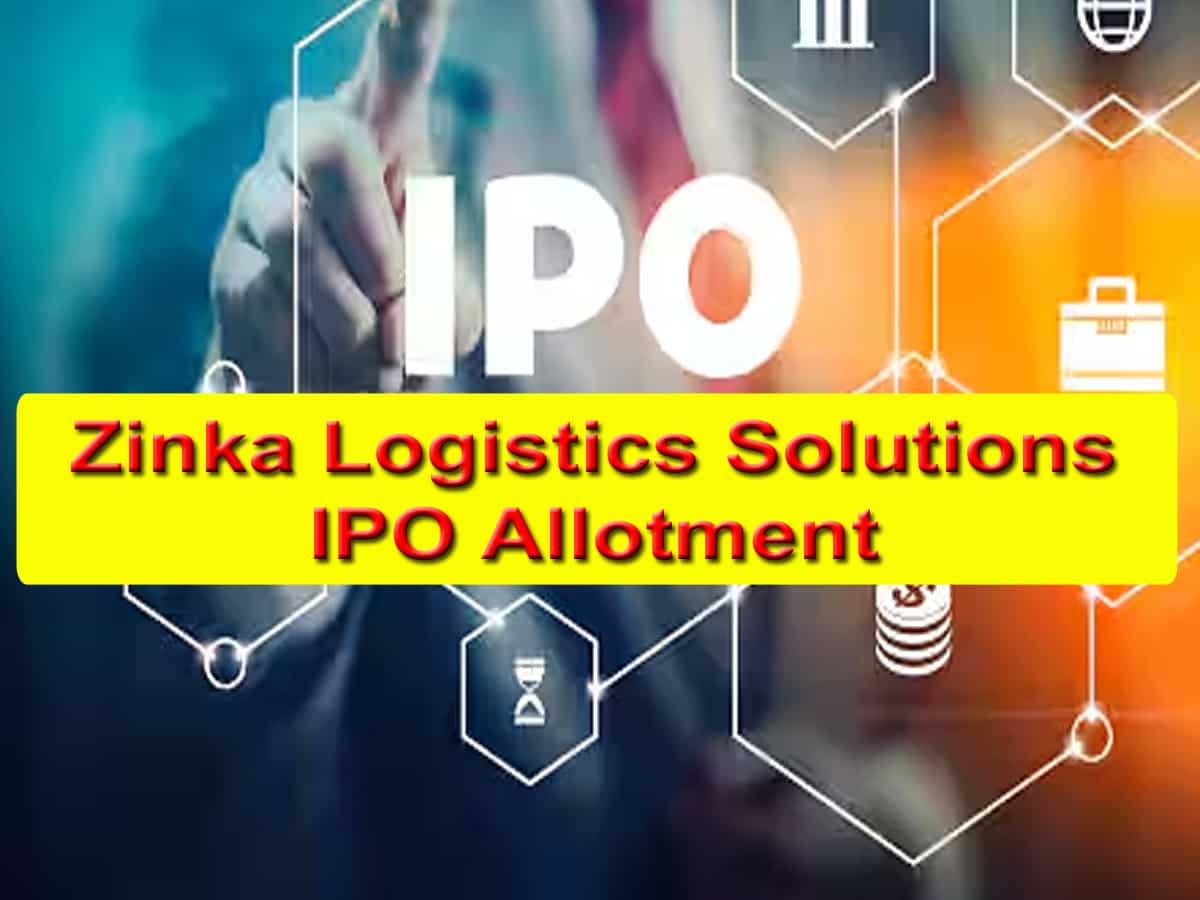 Zinka Logistics Solutions IPO allotment date today