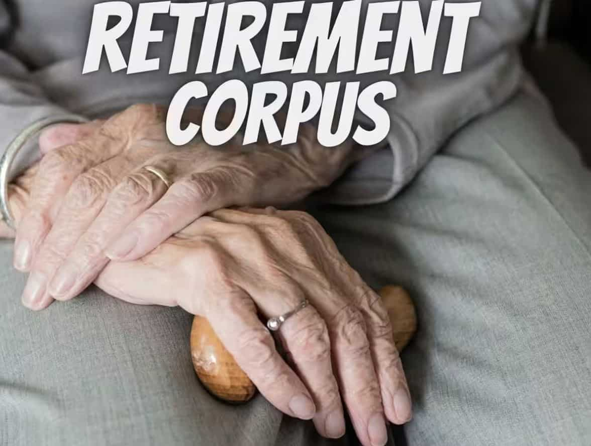 How much will be the retirement corpus in 10 years?