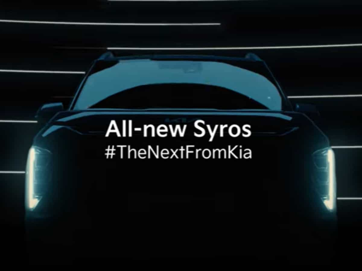 Kia releases teaser of its upcoming car, Syros; watch 