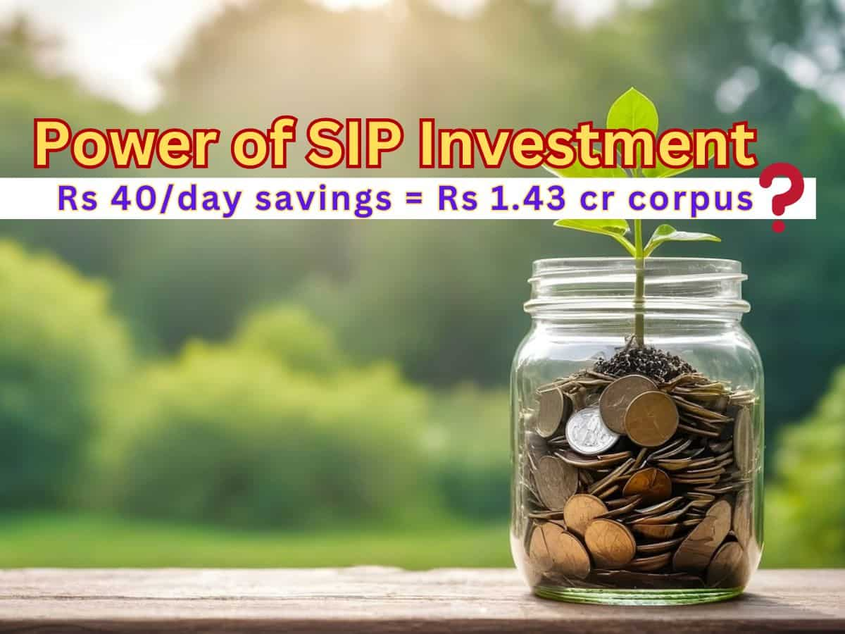 Rs 40 daily through a monthly SIP 