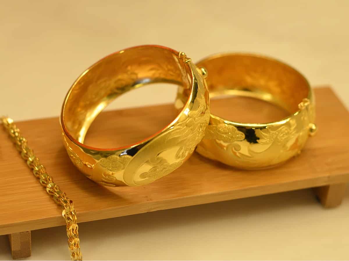 Gold falls below Rs 79,000 due to weak demand.