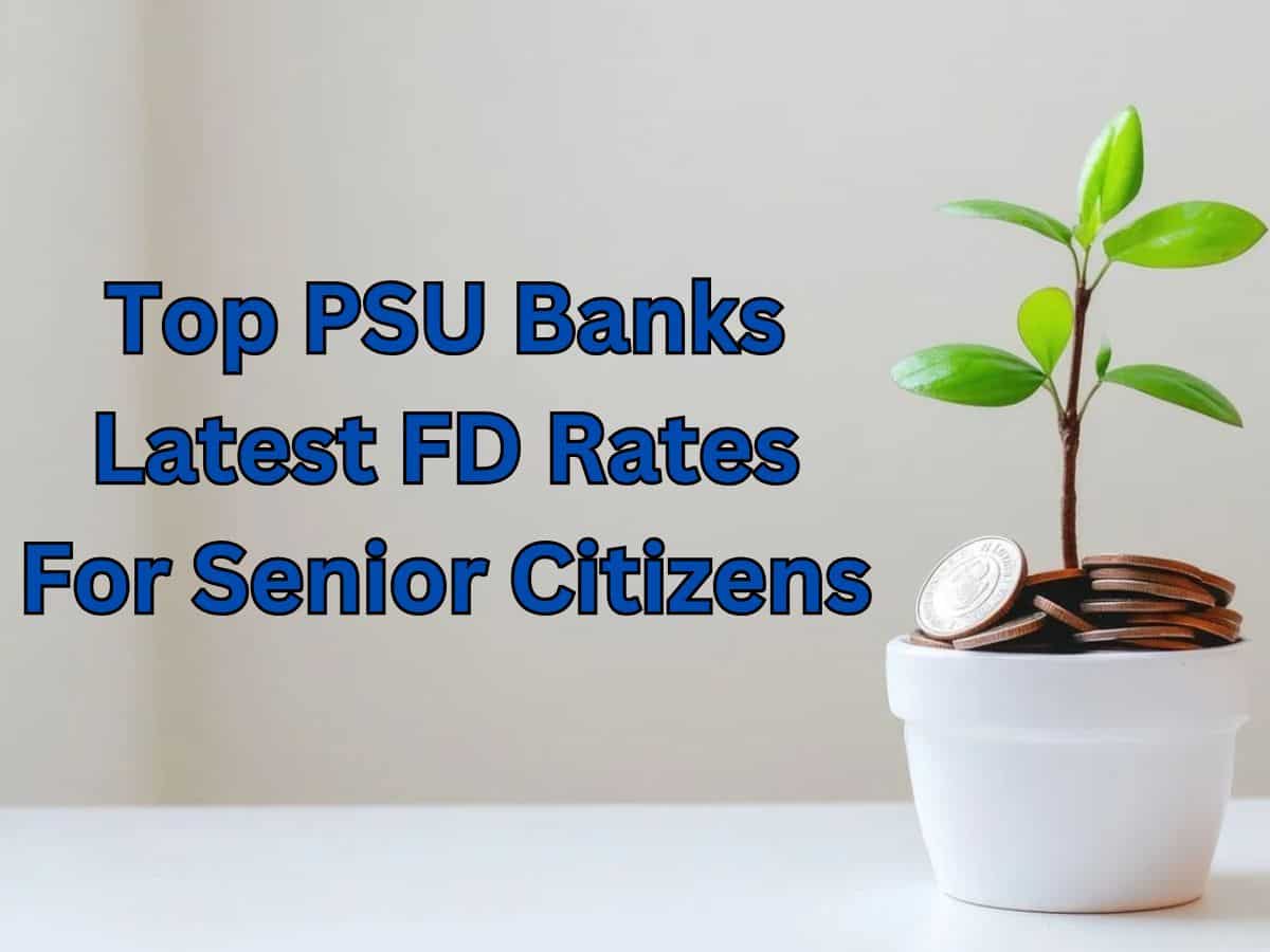 Top PSU Banks latest FD rates for Senior citizens: SBI, BOB, and More; know maturity amount on Rs 6 lakh investment in 3 Years