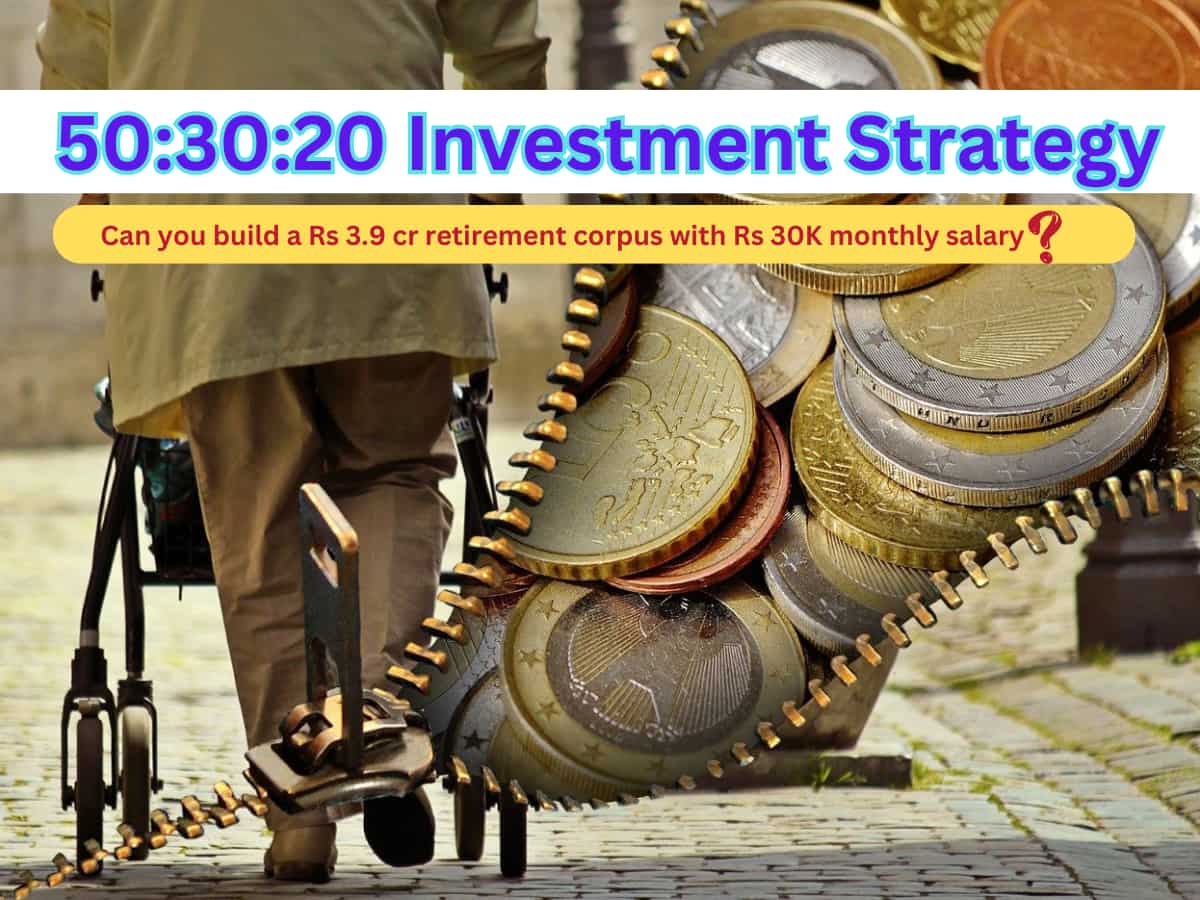 50:30:20 Investment Strategy: Can you build Rs 3.9 crore retirement ...