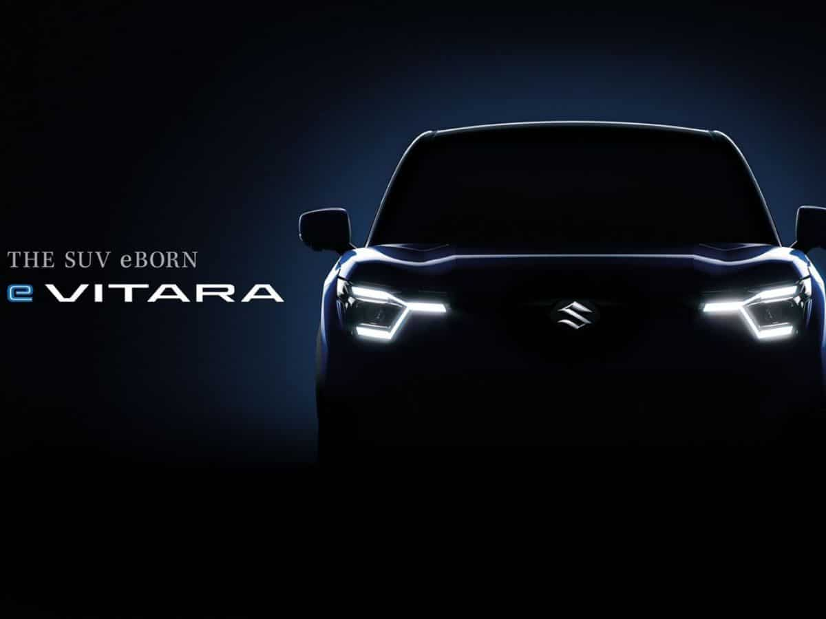 Maruti Suzuki teases its first eBorn Electric SUV; e VITARA set to debut at Bharat Mobility Global Expo 2025