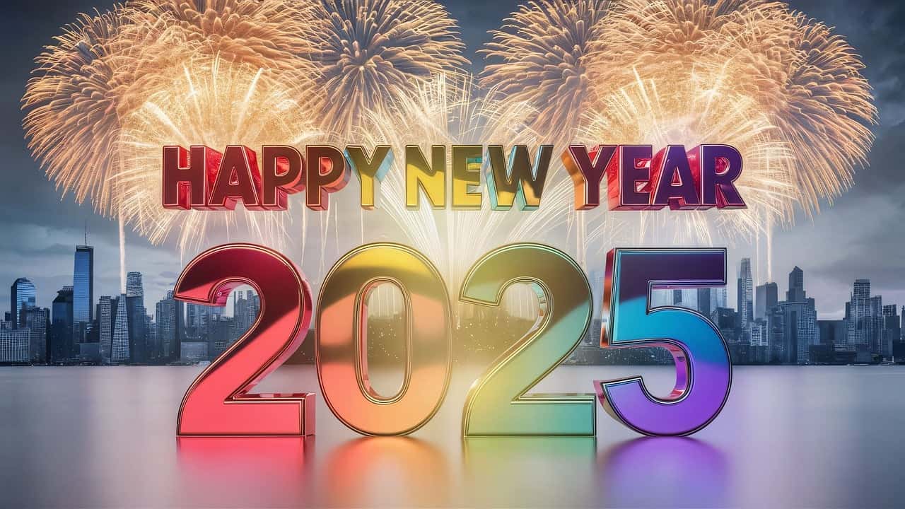 Happy New Year 2025 Best wishes, personalised WhatsApp messages