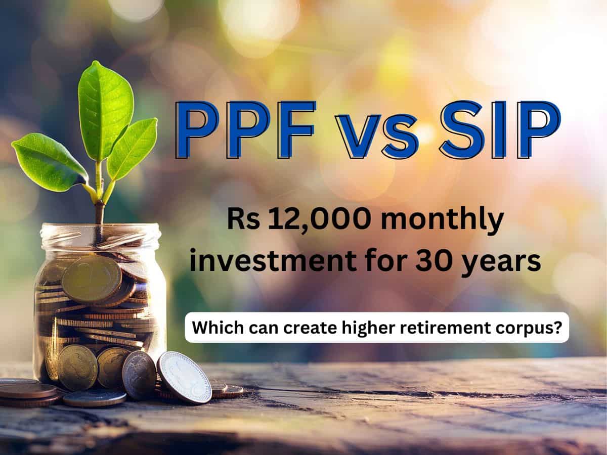 PPF vs SIP: Rs 12,000/month funding for 30 years; see which might create a bigger retirement corpus
