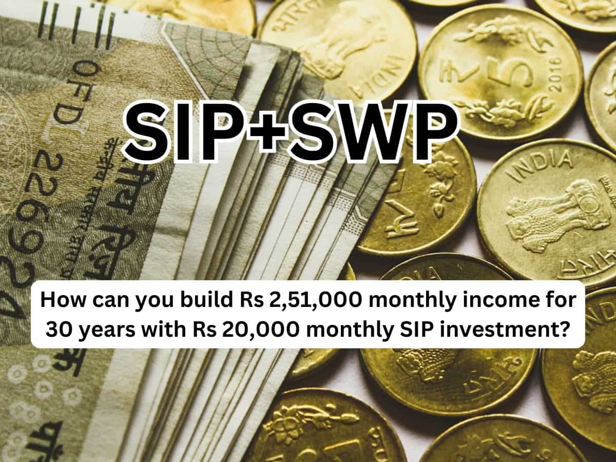 From Rs 20,000 monthly SIP to Rs 2,51,000 monthly income; learn how combination of SIP and SWP may solve your retirement problem
