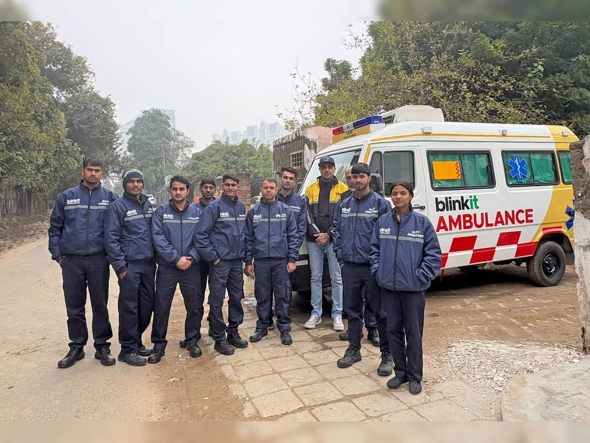 Delivery platform Blinkit launches 10-minute ambulance service in Gurugram 