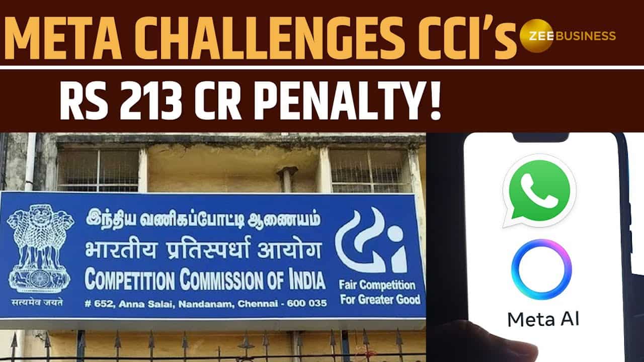 Meta Appeals CCI's Rs 213 Crore Penalty on WhatsApp