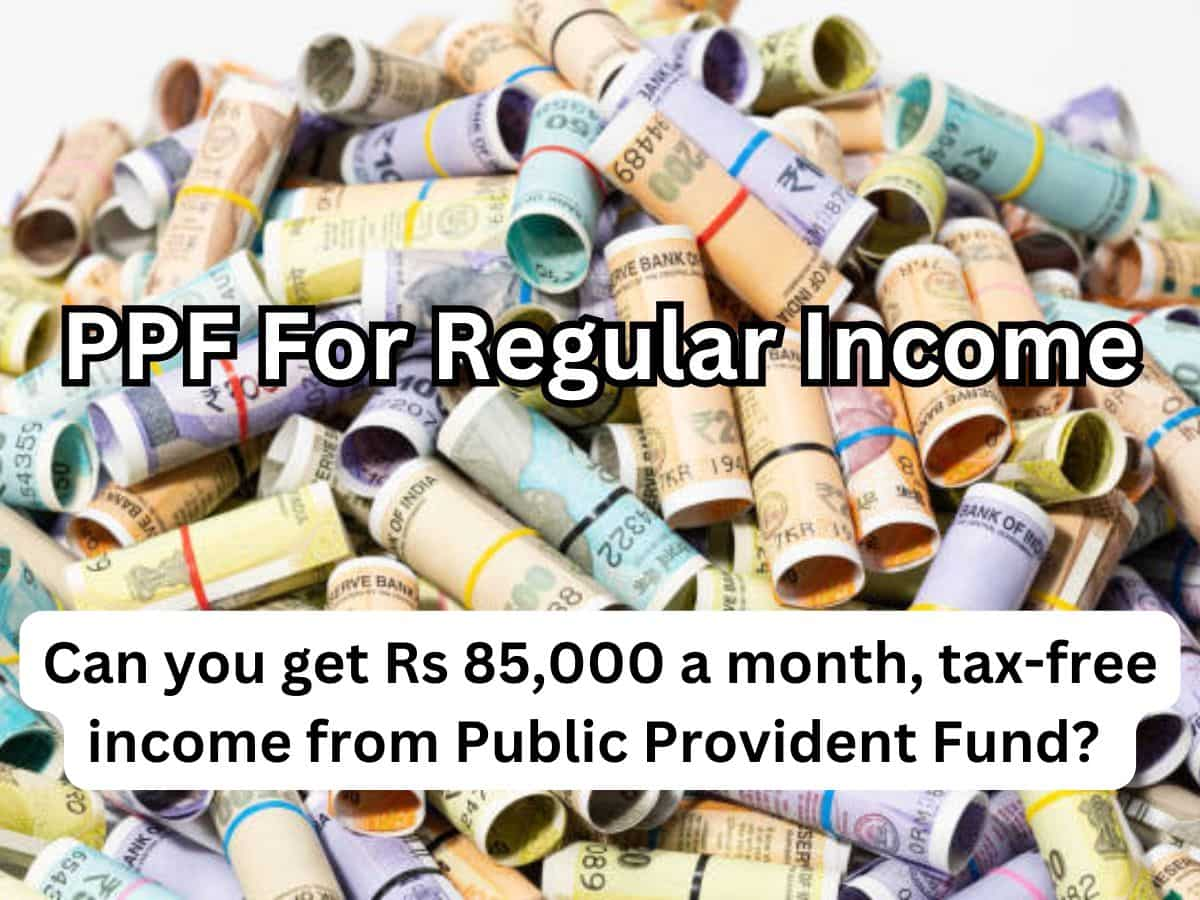 PPF For Regular Income: Can you get Rs 85,000 a month, tax-free income from Public Provident Fund?