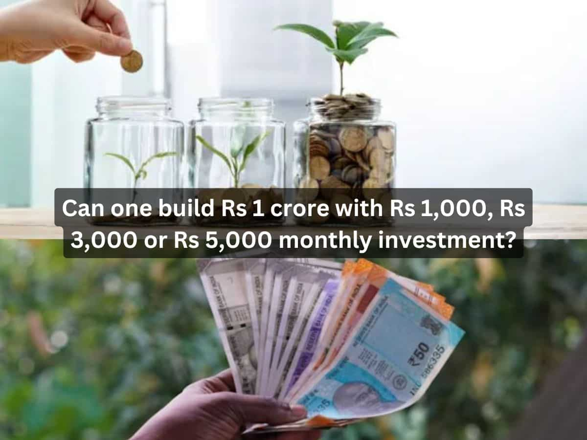 Power of Compounding: Can one build Rs 1 crore corpus with Rs 1,000, Rs 3,000 or Rs 5,000 monthly investment?