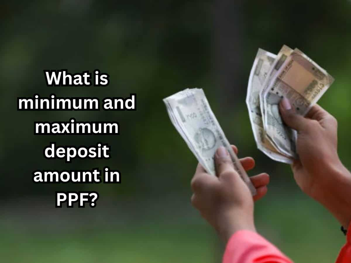 What is minimum and maximum deposit amount in PPF?