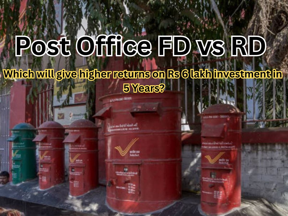 Post Office FD vs RD: Which will generate higher returns on Rs 6 lakh ...