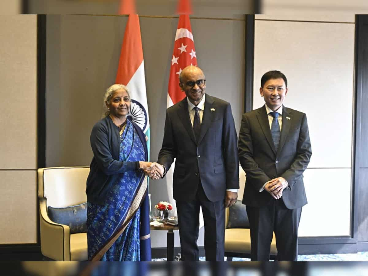 Finance Minister meets Singapore President, discusses comprehensive strategic partnership