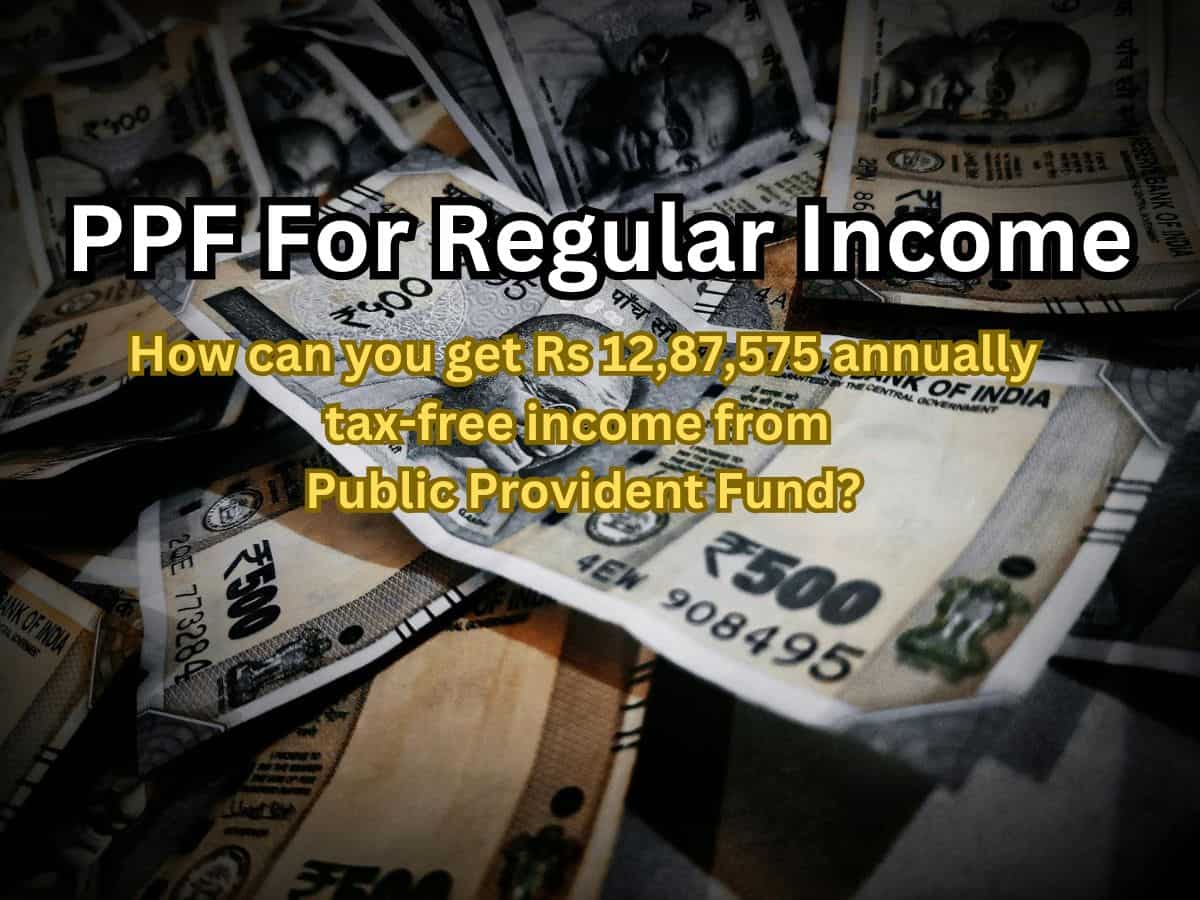 PPF For Regular Income: How can you get Rs 12,87,575 annually tax-free income from Public Provident Fund?