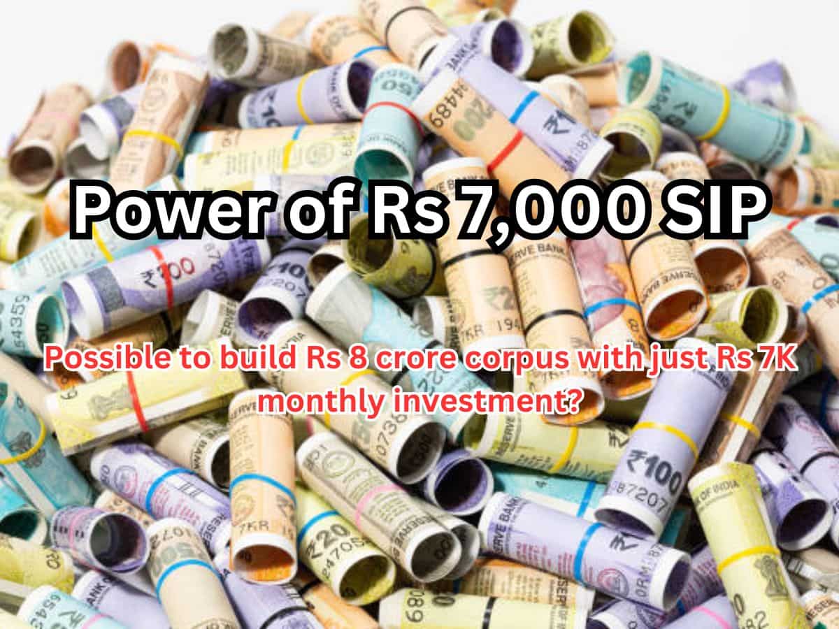 Power of Rs 7,000 SIP: How can you generate Rs 8 crore corpus with just Rs 7,000 monthly investment?