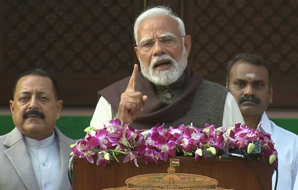 Budget Session: PM Modi addresses media before Parliament joint session