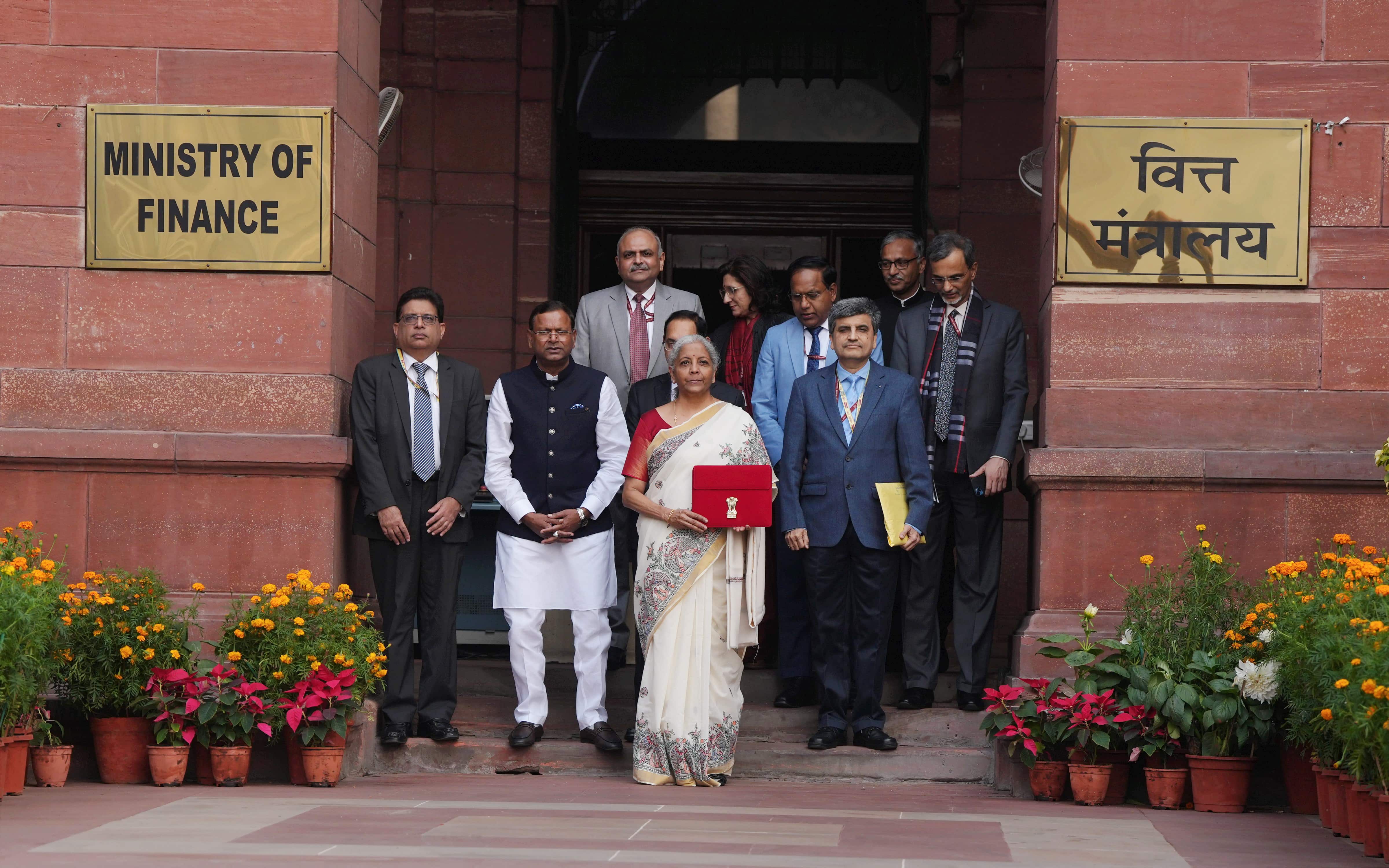  Budget 2025: Retro look with digital tablet inside – FM Nirmala Sitharaman continues tradition 'bahi-khata' style