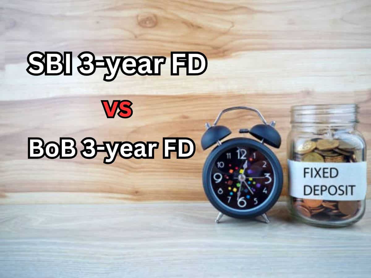 SBI 3-year FD vs BoB 3-year FD: What will be maturity amounts on Rs 3 lakh and Rs 6 lakh investments for general and senior citizens?