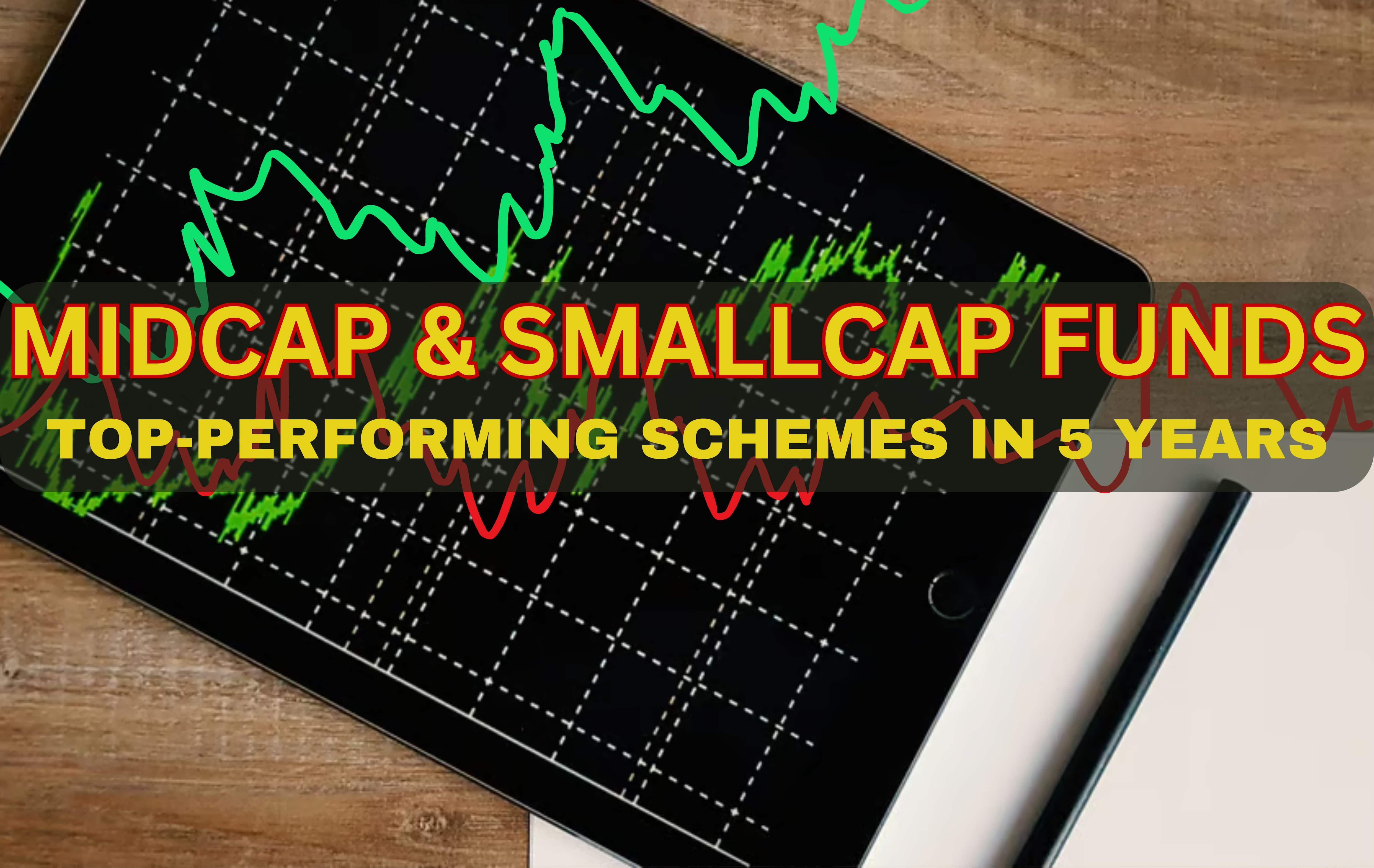 Top 8 Midcap & Smallcap Mutual Funds by One-time Investment Returns in 5 Years