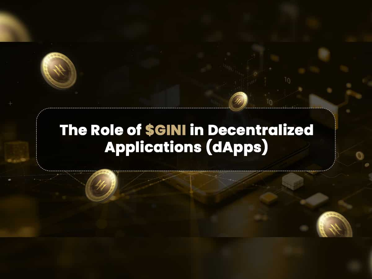 The role of $GINI in decentralised applications (dApps)