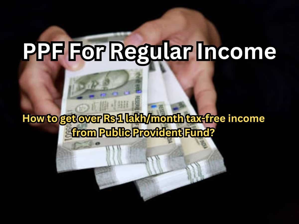 PPF For Regular Income: How to get over Rs 1 lakh/month tax-free income from Public Provident Fund?