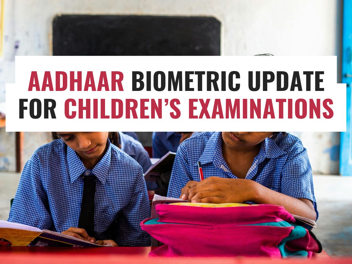 UIDAI explains why children must update biometrics in Aadhaar card