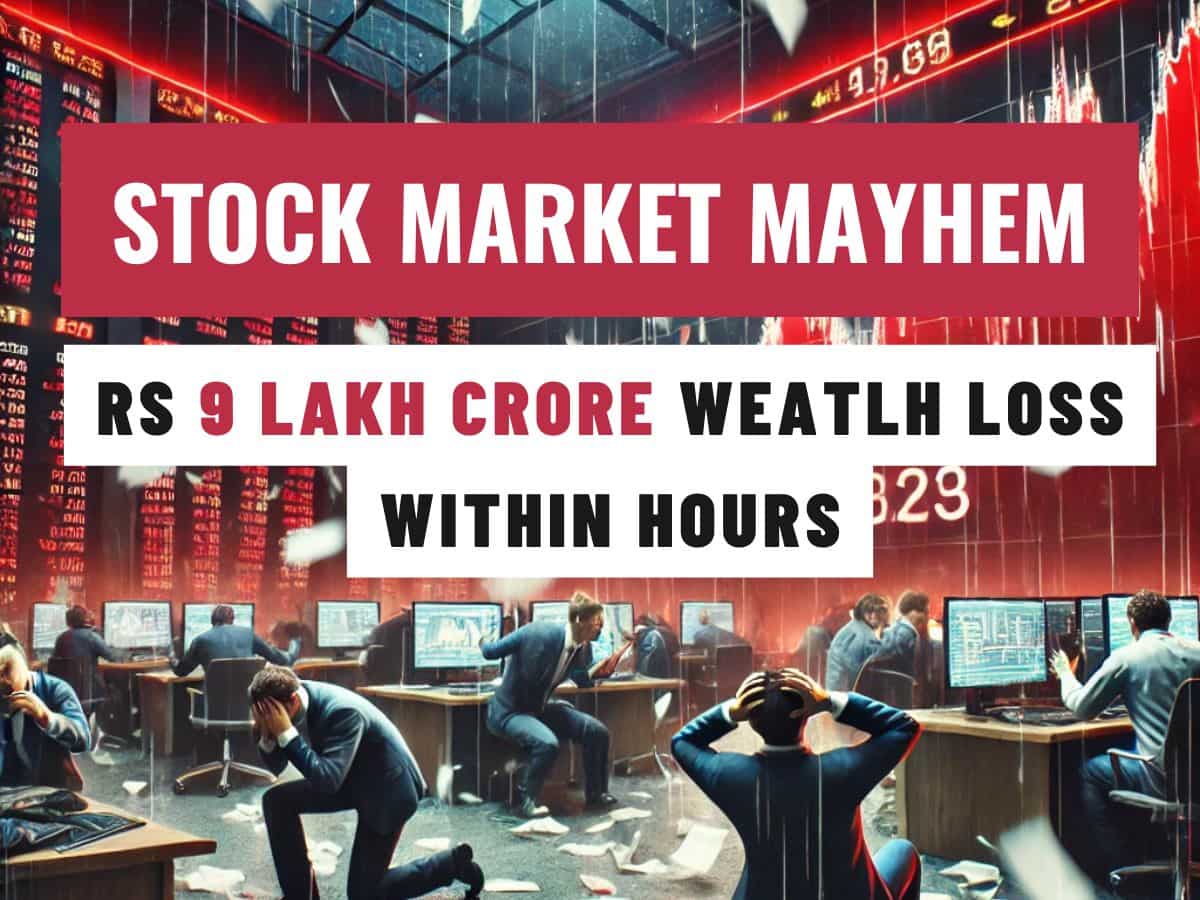 Rs 9 lakh crore investor wealth destroyed within hours