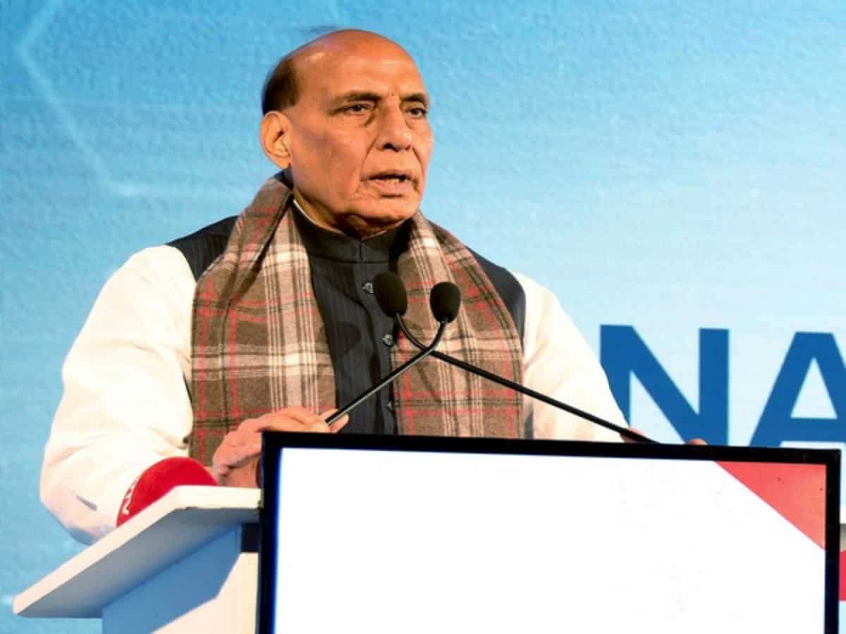 Defence Minister Rajnath Singh highlights global security challenges, stresses need for advanced technologies
