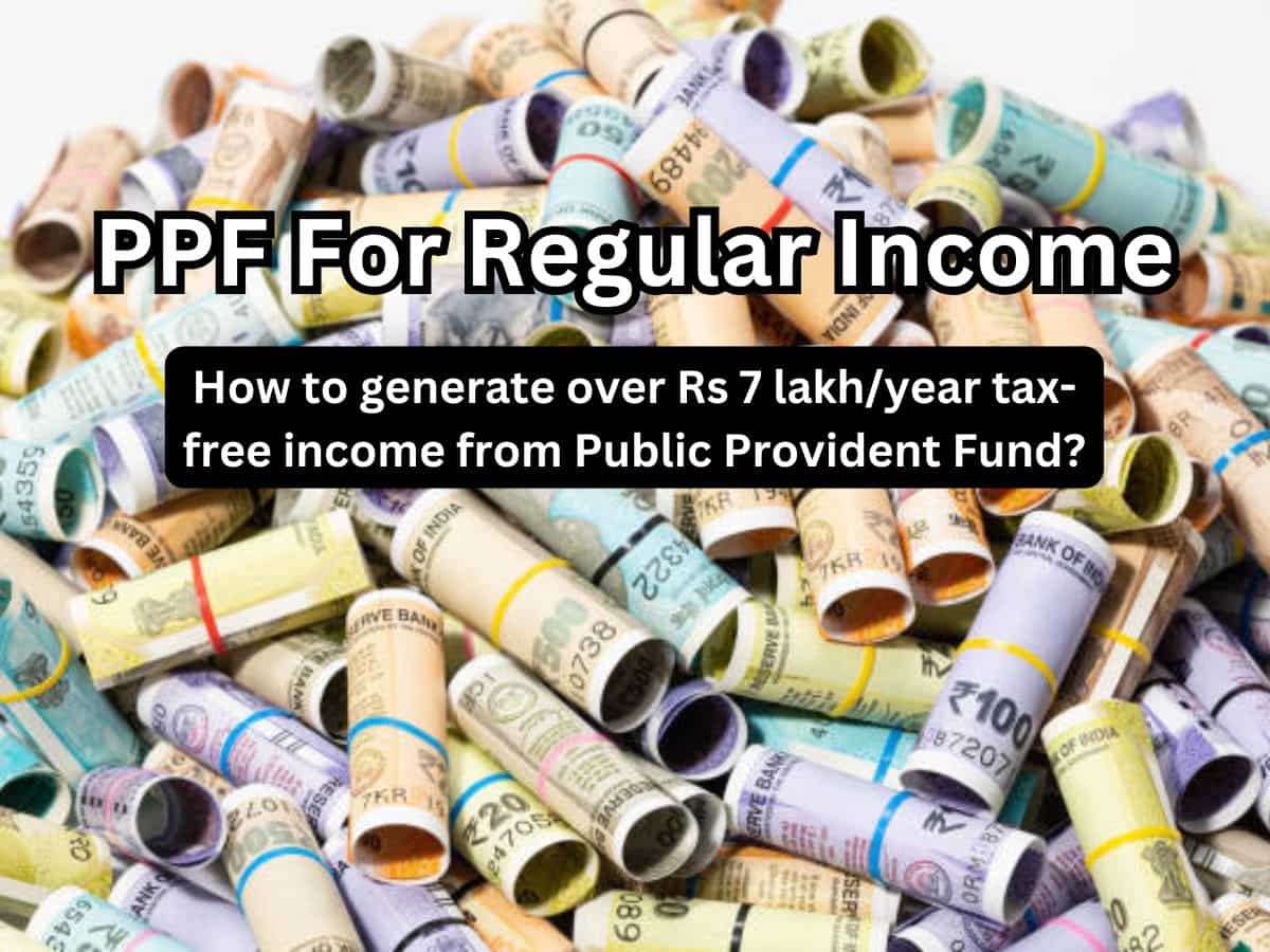 PPF For Regular Income: How to generate over Rs 7 lakh/year tax-free income from Public Provident Fund?