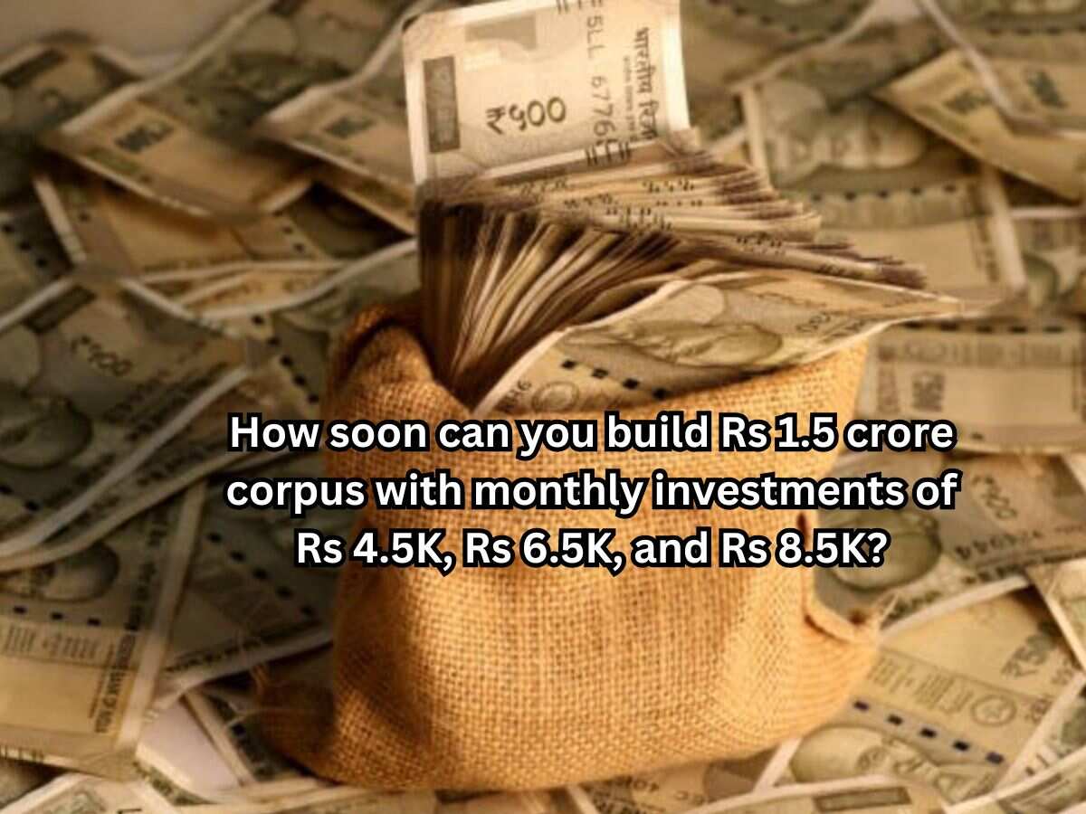 Power of Compounding: How soon can you build Rs 1.5 crore corpus with ...