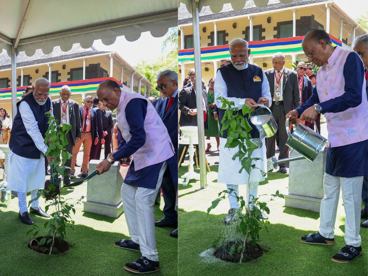 PM Modi expands 'Ek Ped Maa Ke Naam' initiative globally with tree plantation in Mauritius