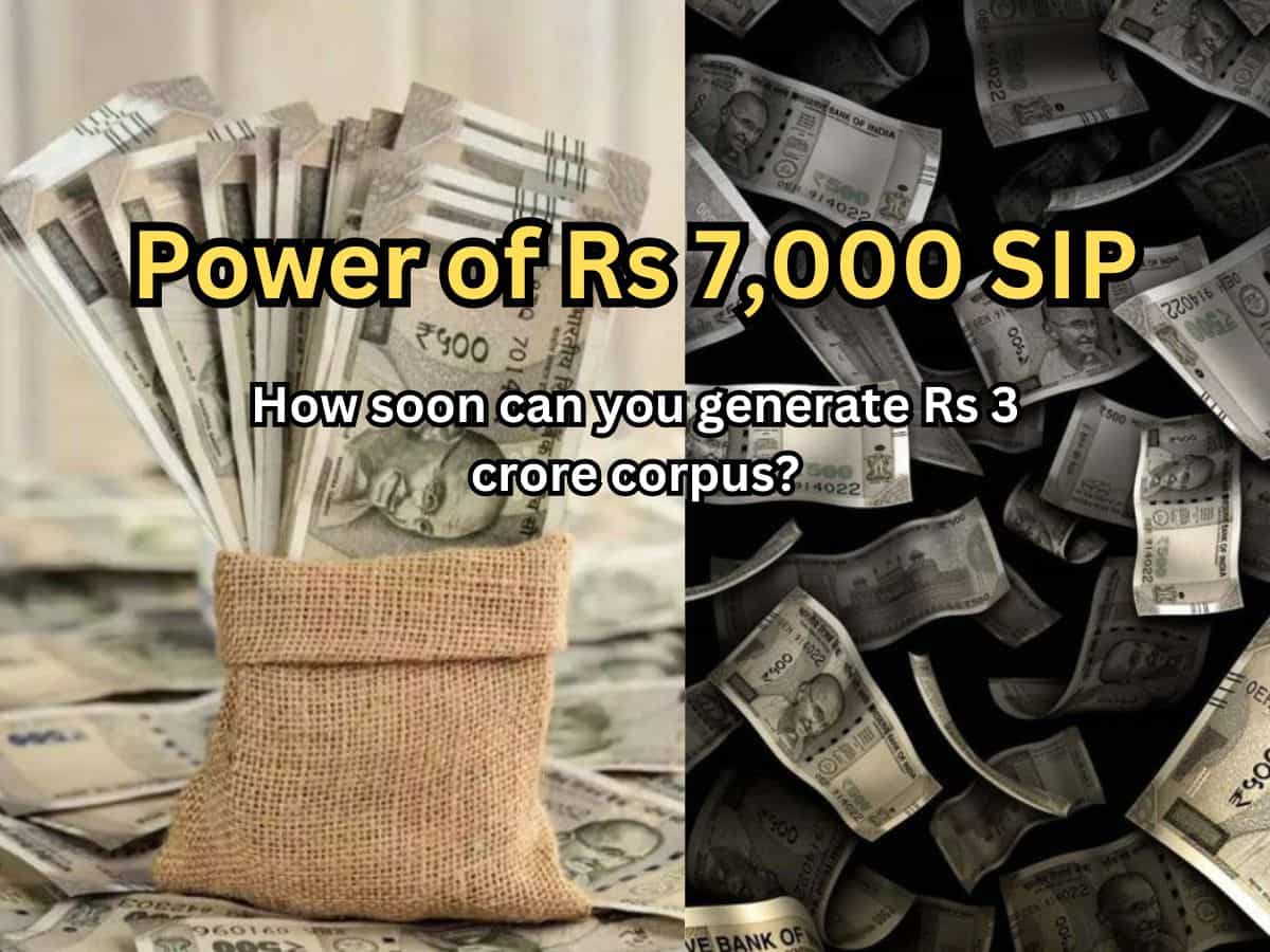 Power of Rs 7,000 SIP: How soon can you generate Rs 3 crore corpus with just Rs 7,000 monthly investment?