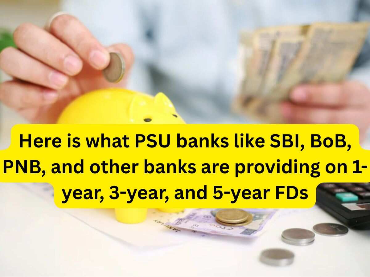 Senior Citizen Latest FD Rates: Here is what PSU banks like SBI, BoB, PNB, and other banks are providing on 1-year, 3-year, and 5-year FDs