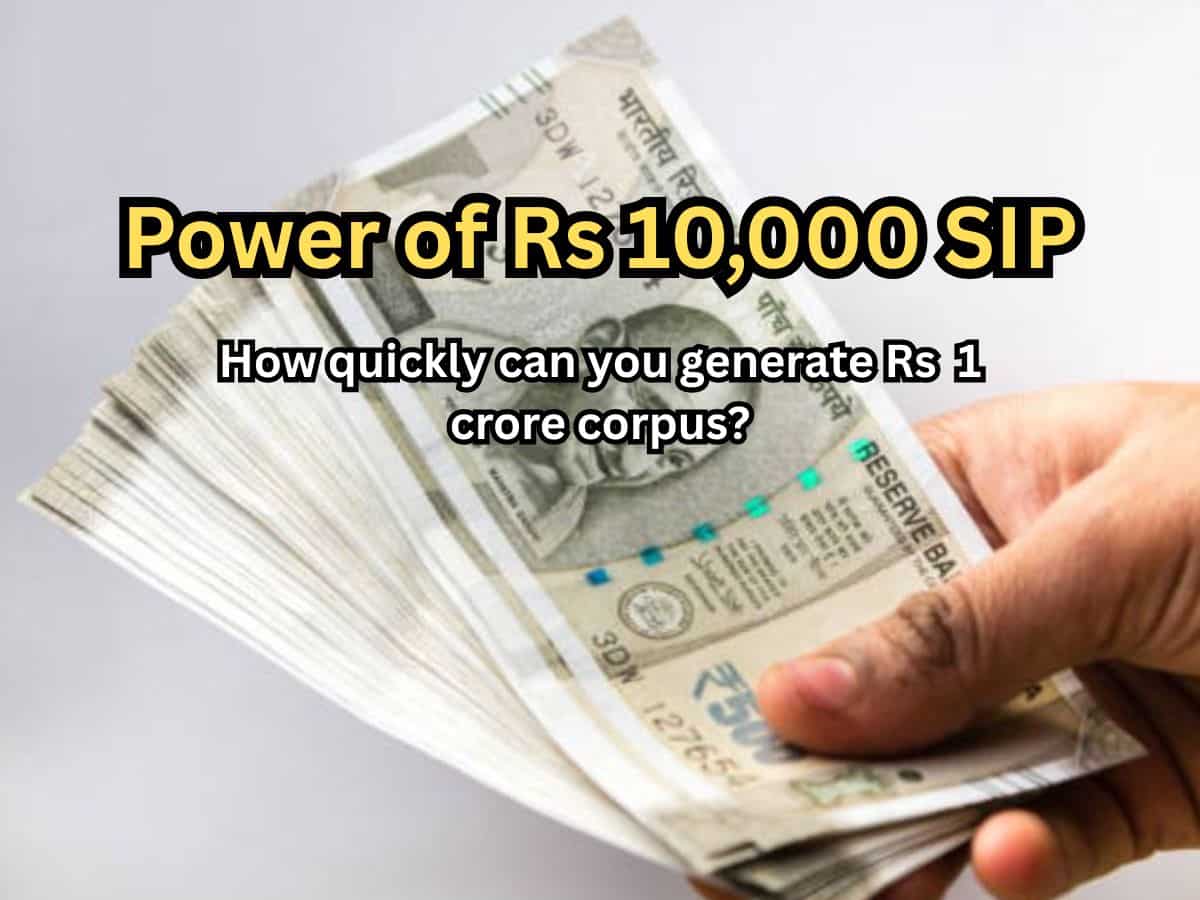 Power of Rs 10,000 SIP: How quickly can
