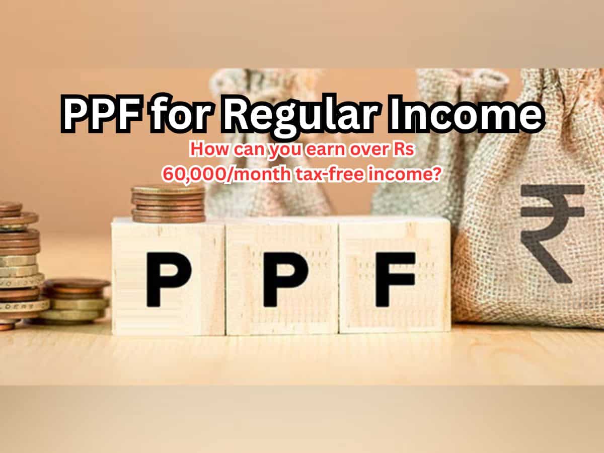 PPF for Regular Income: How can you generate over Rs 60,000/month tax-free income from Public Provident Fund?