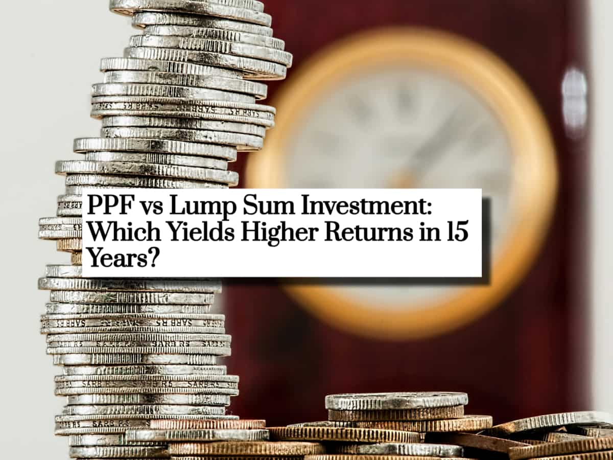PPF vs MF Lump Sum investment: Which can generate higher returns on total investment of Rs 22,50,000 in 15 years?